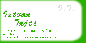 istvan tajti business card